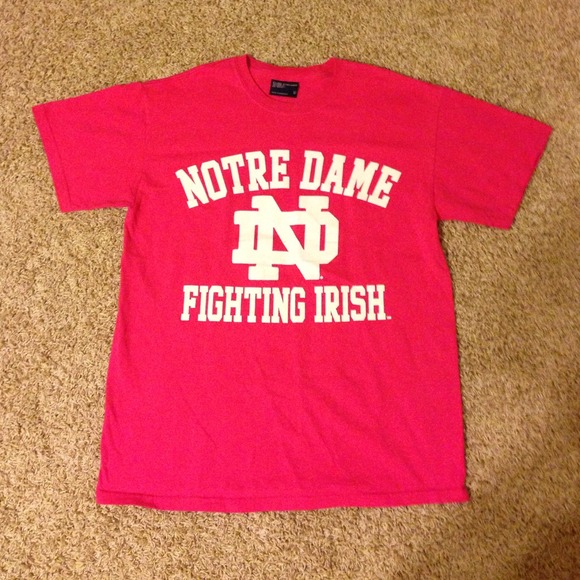 Pink Notre Dame t-shirt