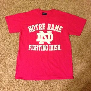 Pink Notre Dame t-shirt