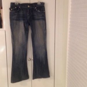 Rock & Republic rhinestone flared bottom