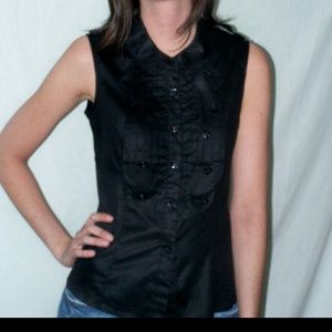 C. Luce Button detail shirt