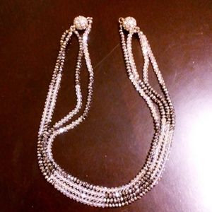 Beautiful evening beads necklace