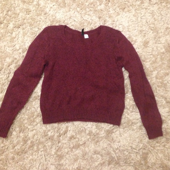 🔴sold🔴 Maroon knit sweater