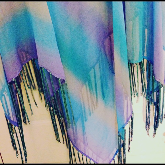 Fringed Poncho - Picture 2 of 2