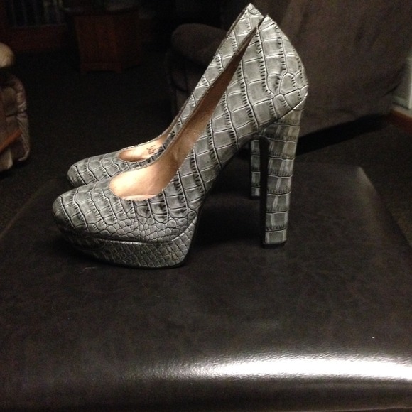Charcoal Gray Pumps
