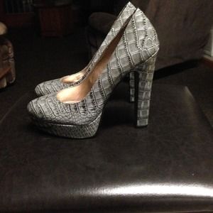 Charcoal Gray Pumps