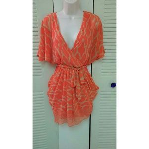 Beautiful Coral bebe Dress