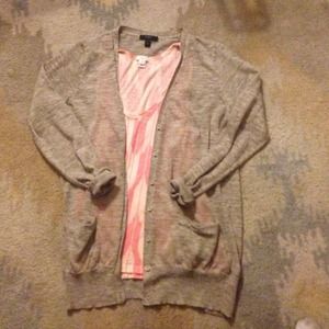 J Crew marled cardigan
