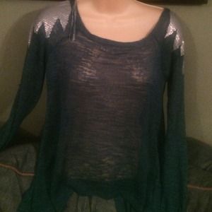 Pretty green sweater