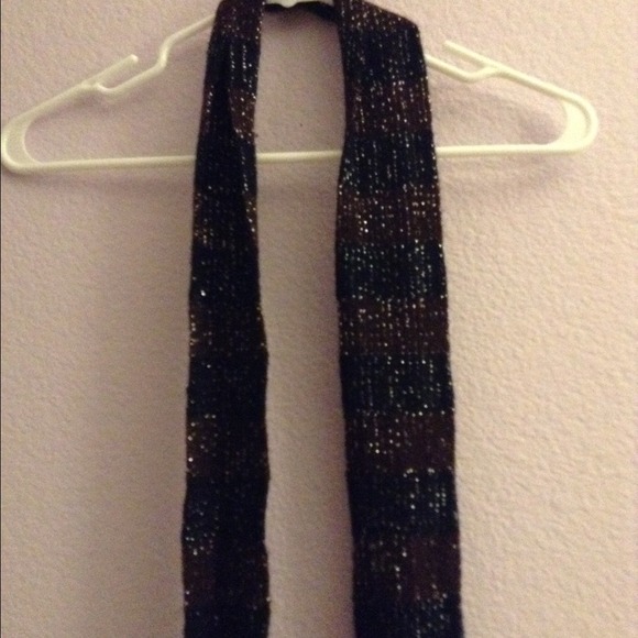 Black brown scarf