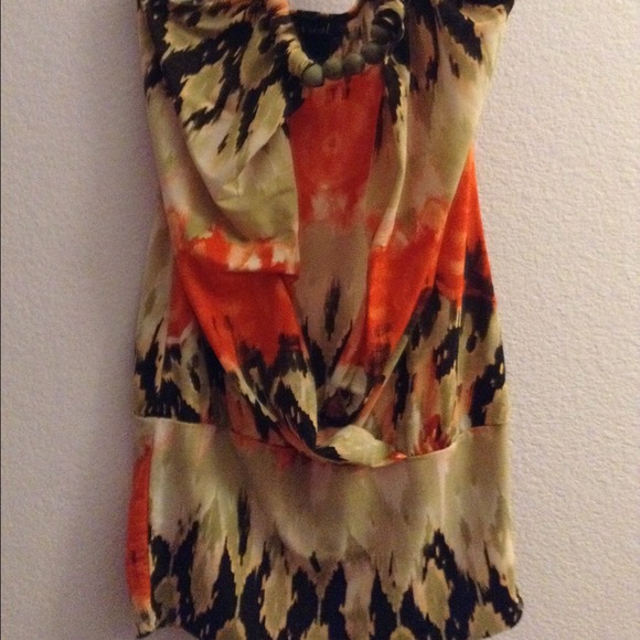 Deep neck shirt