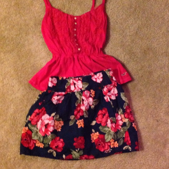 Hollister Shirt & Skirt Bundle