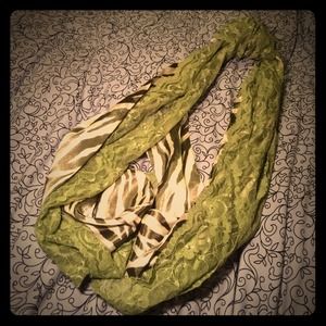 Olive Green Scarves - Wear Together or Separately