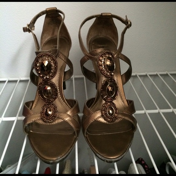 Gold heels