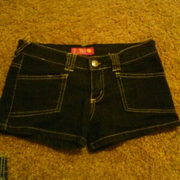 Denim shorts