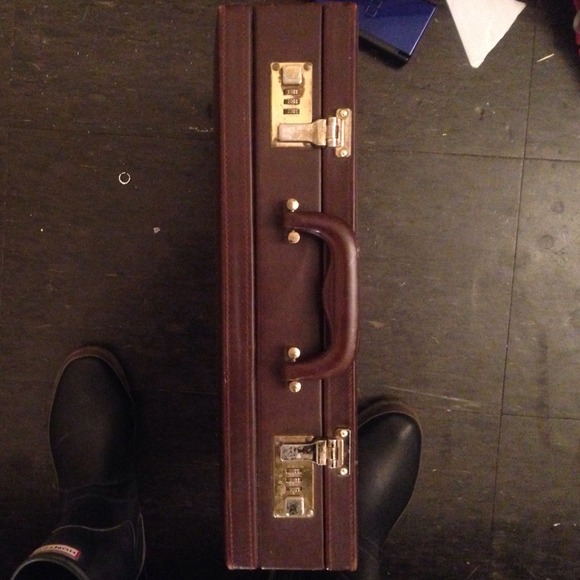 Mens vintage briefcase