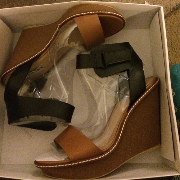 Wedges Tan and Black