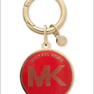 Authentic MK red&gold keychain