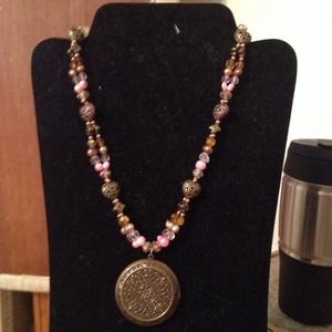 autumn locket necklace