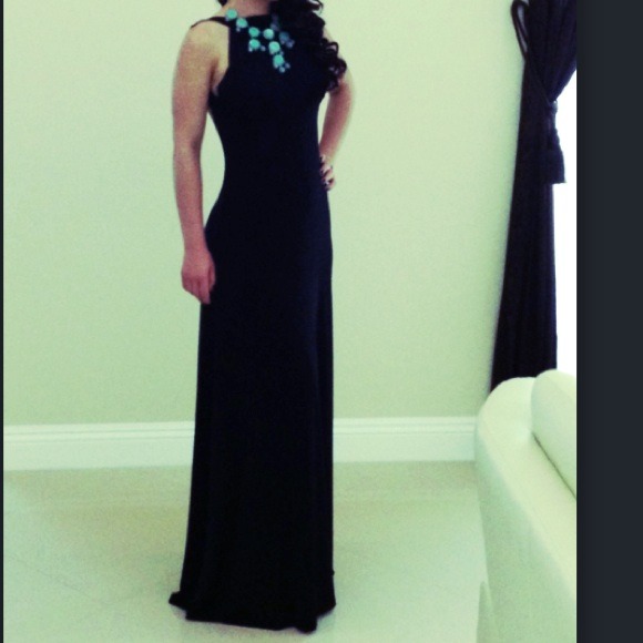 Black long dress