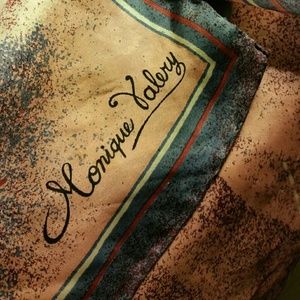Monique Valery 100% silk scarf.