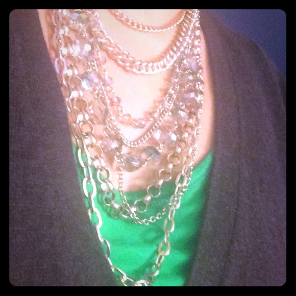 Vera Wang statement one piece necklace