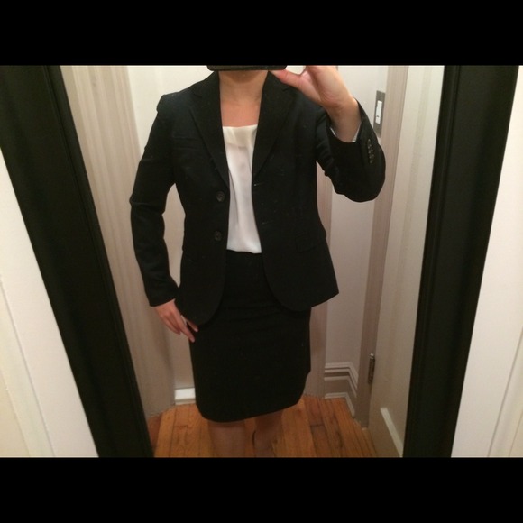 Banana Republic Black Suit