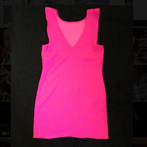 Brand new, hot pink mini dress from Francesca's!