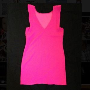 Brand new, hot pink mini dress from Francesca's!