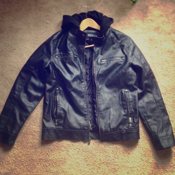 Guess Faux Leather Jacket (Men's)