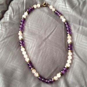 Amethyst necklace