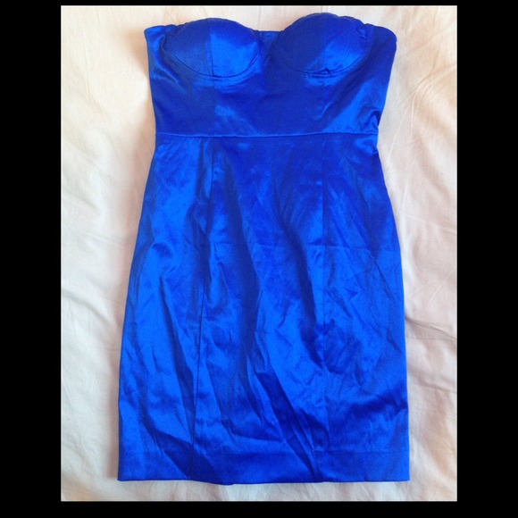 Royal blue dress