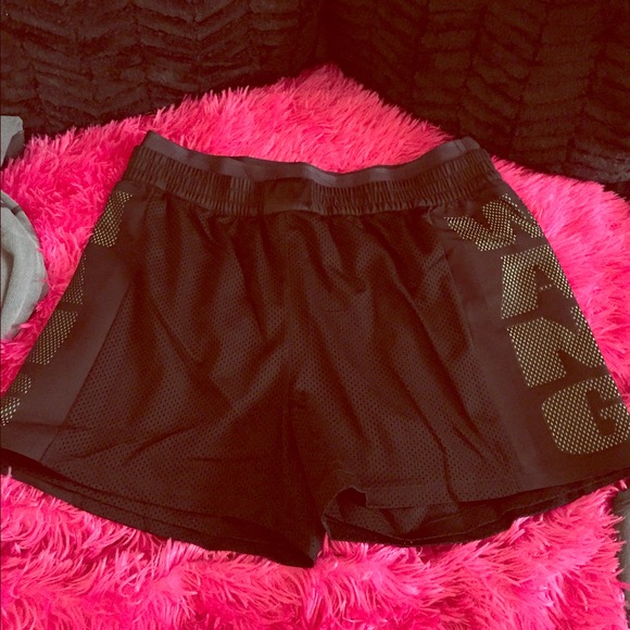 Alexander Wang X H&M mesh logo shorts size 6