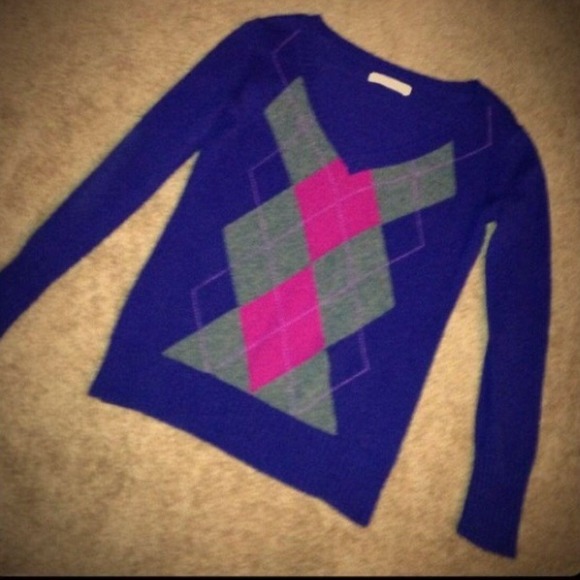 Old navy argyle sweater