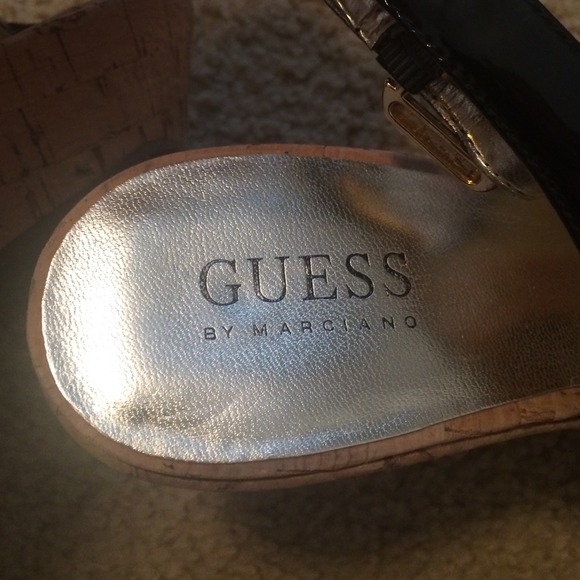 Festival Party HP🌻GUESS wedge sandals - Picture 2 of 7