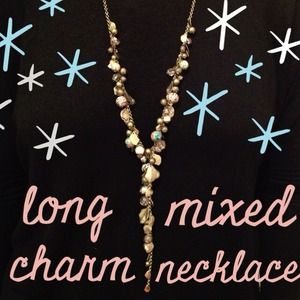 Long Mixed Charm Necklace