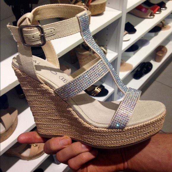 Aldo bedazzled platforms