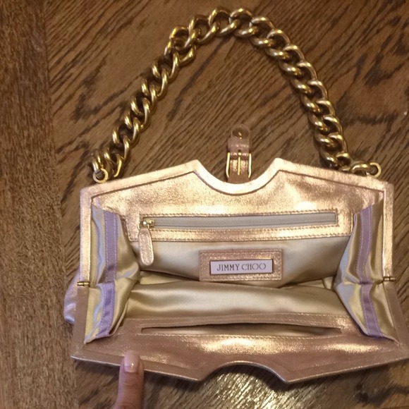 Jimmy Choo Bags Authentic Jimmy Choo Leather Evening Bag Poshmark