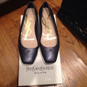 YSL Marine Love Ballet Flats