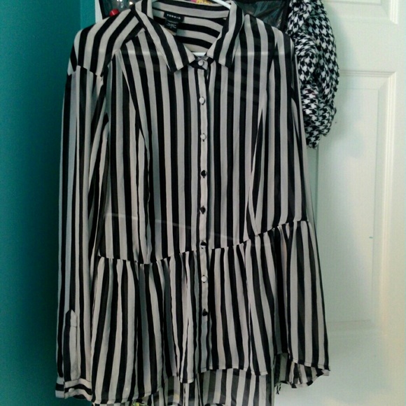 Torrid long sleeve peplum
