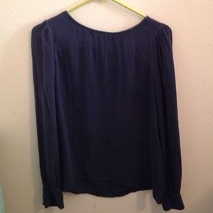 Jcrew navy blouse