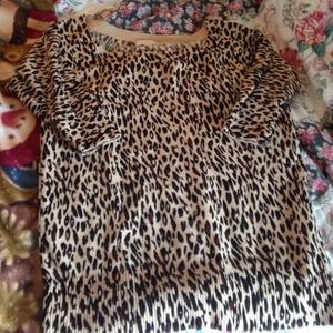 Leopard print sweater