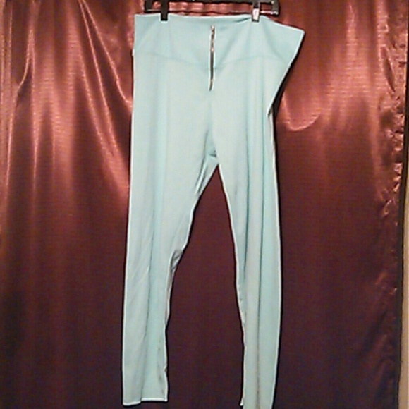 Teal Skinny Leg tights NWOT