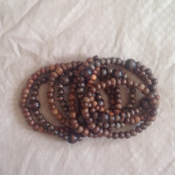 Set of 8 bohemian style bracelets