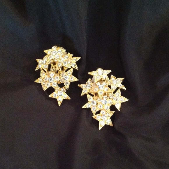 Vintage costume jewelry earrings