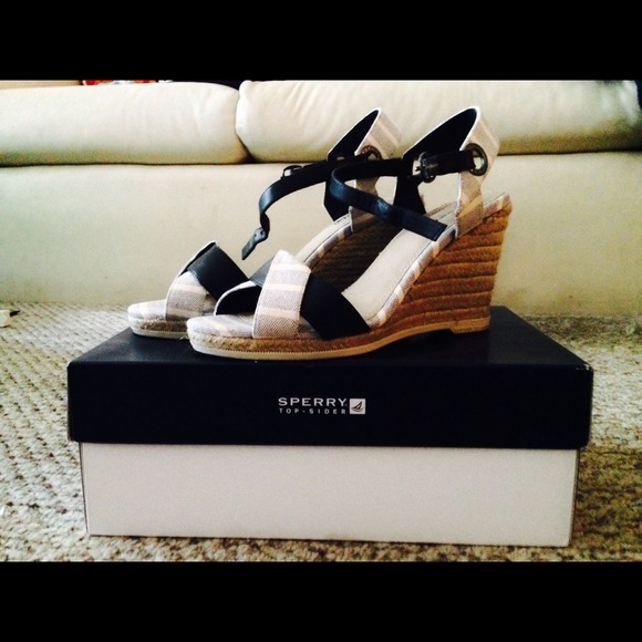 Worn once Sperry wedges