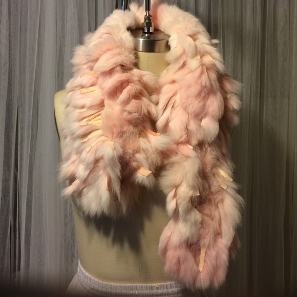 Rabbit Fur Scarf