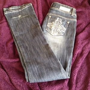 Medium Wash Almost Famous Bootcut Jeans size 7