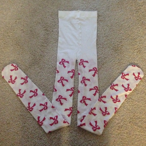 Betsey Johnson bow tights