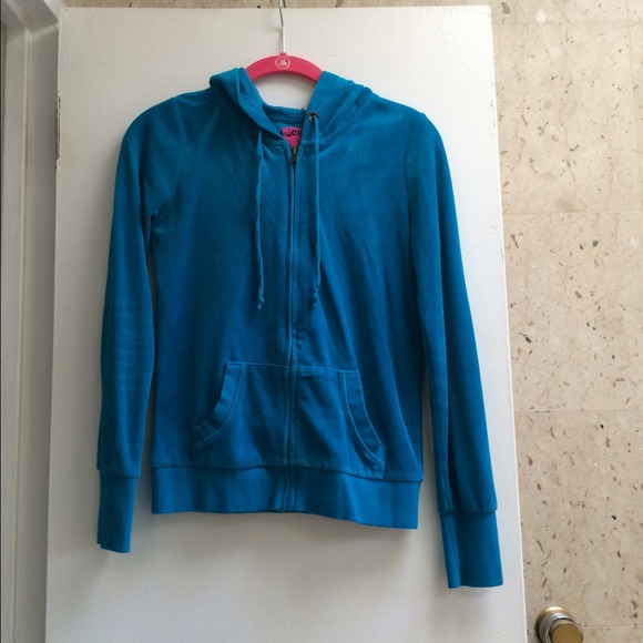 Blue venous peach sign track suit jacket