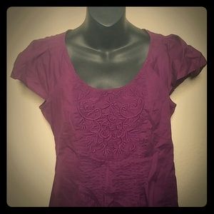 Purple Banna Republic PM Shirt